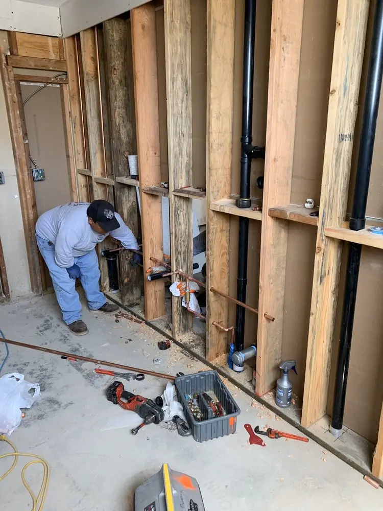 Commercial rough-in plumbing for Gas Line Repair in Saint Francis